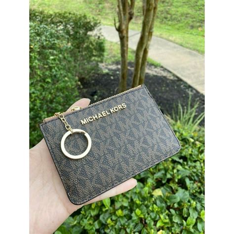 michael kors keychain wallet|michael kors wallet gift set.